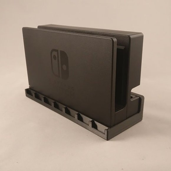 Nintendo Switch Dock Wall Mount and Cartridge Game Holder - Holds 7 Carts - Picture 15 of 16